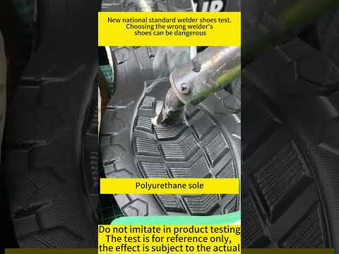 Safety shoe quality testing 0213+0213YW-1.#safetyshoes #workshoes #shoes#workboots