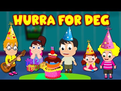 Hurra for deg !  Bursdagssangen  - Barnesanger  på norsk - Norske barnesanger