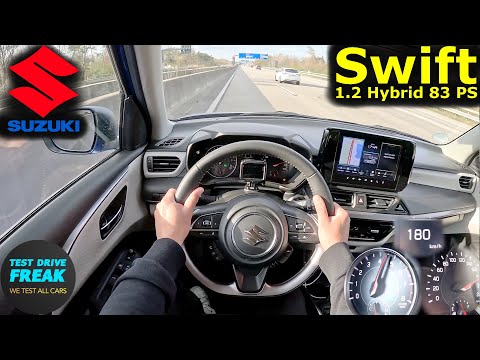 2025 Suzuki Swift 1.2 Hybrid 83 PS  Top Speed POV Drive + Fuel Consumption | No Speed Limit Autobahn