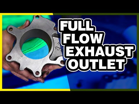 High Flow Turbo Outlet | Garrett EB Turbo Outlet Solving Soot Build Up & Removing Restrictions