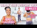 5 Mile INTENSE Full Body Walking Workout Burns Over 800 Calories No Equipment All Standing