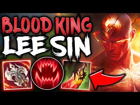BLOOD KING LEE SIN BUILD (Full Lifesteal) IS UNREAL! | ONE AUTO = FULL HP - League of Legends