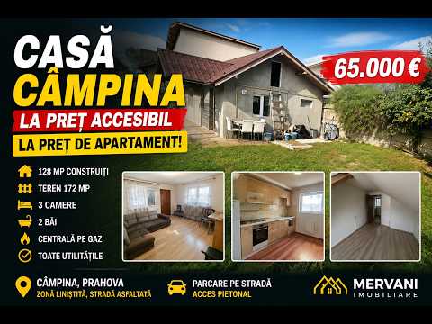 Casa cu 3 camere de vanzare in Campina — Video