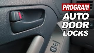 How To Program The Auto Door Lock Function on 2003-2009 4runners