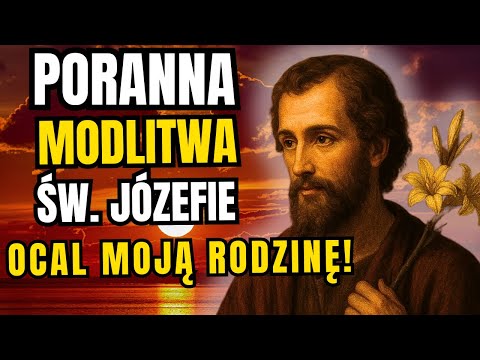 Modlitwa poranna do Św. Józefa Ocali twoją Rodzinę! Słuchaj codziennie.