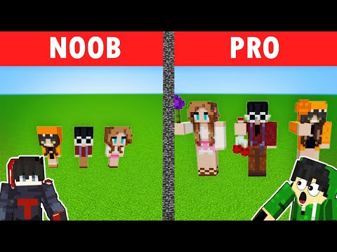 Esoni TV - NOOB VS PRO: Moira YT, JUNGkurt and Astraeaa PH STATUE BUILD CHALLENGE | Minecraft OMOCITY (Tagalog)