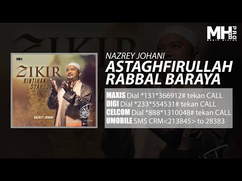 Nazrey Johani - Astaghfirullah Rabbal Baraya (Official Music Audio)