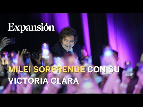 Milei sorprende con su victoria clara en las elecciones en Argentina