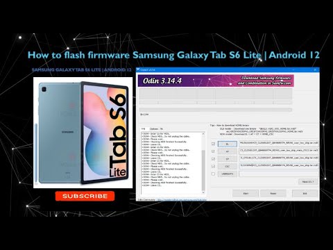 How to flash firmware Samsung Galaxy Tab S6 Lite | Android 12 | Step by step