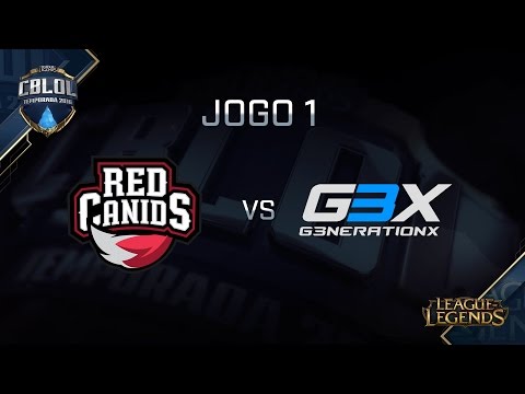 Red x g3x (S5 - Jogo 1) CBLoL 2016 - 1ª Etapa
