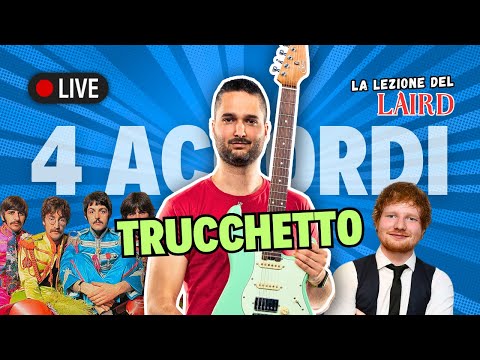 dai BEATLES a ED SHEERAN: il Trucco dei 4 ACCORDI per scrivere canzoni | Lezioni Chitarra LLDL 20