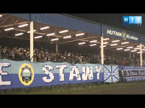 2011.11.16 Hutnik Nowa Huta - Iskra Klecza Dolna ( kibice ) I połowa