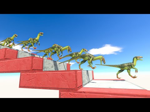 10x Carnivore Dinosaurs Neighbors attack Baby Goro - Animal Revolt Battle Simulator