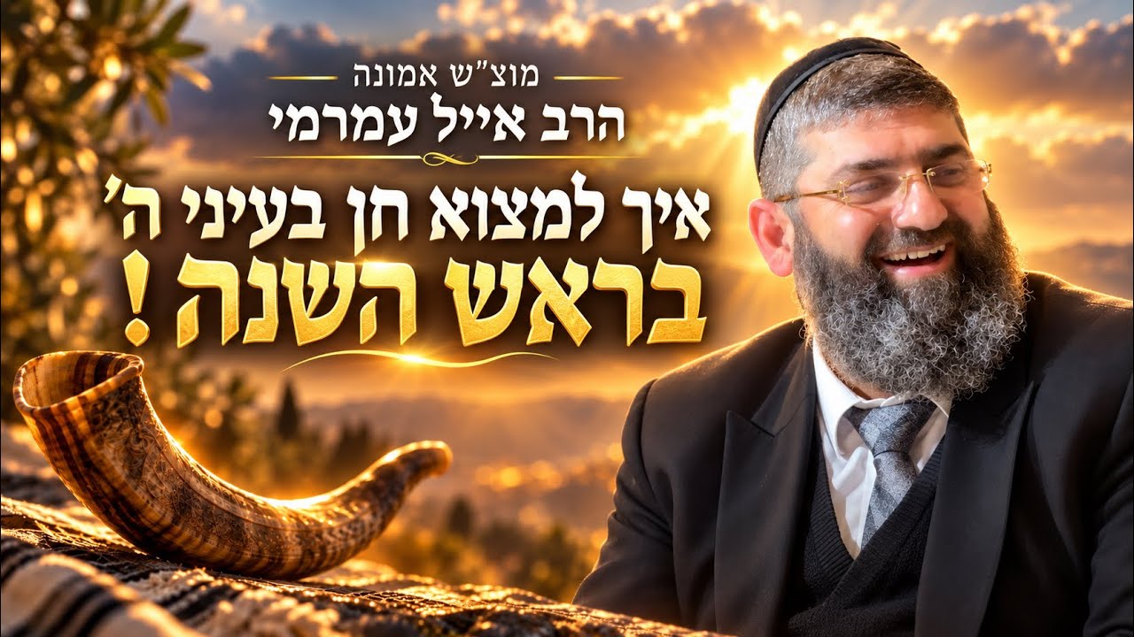 הרב אייל עמרמי | מוצ"ש אמונה | פרשת ניצבים וילך תשפ"ו