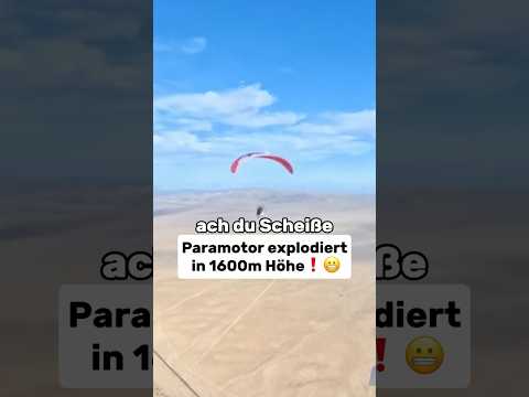Paramotor explodiert in 1600m Höhe❗️😬