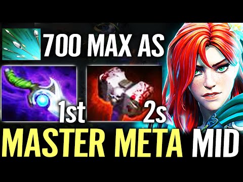 🔥 Master Windranger MID Diffusal + Basher — 700AS 1ULT 1KILL 100% Mana Burn META Dota 2 Pro