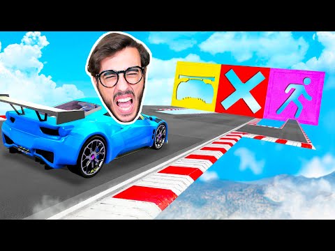 SCEGLI LA STRADA GIUSTA NELLA MEGA RAMPA IMPOSSIBILE DI GTA 5!