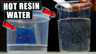 What Will Happen? Bag of Water Vs HOT Resin