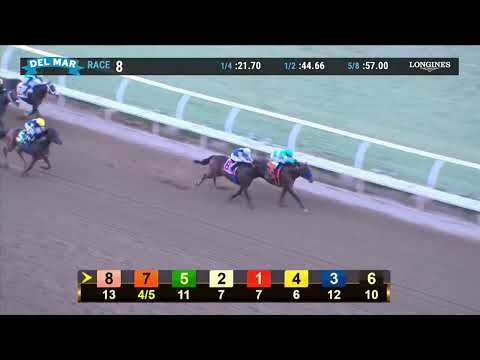 Hopkins wins race 8 at Del Mar 11/26/22