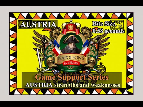 Napoleons Imperium AUSTRIA - The Strengths and Weaknesses. Only 58 seconds long