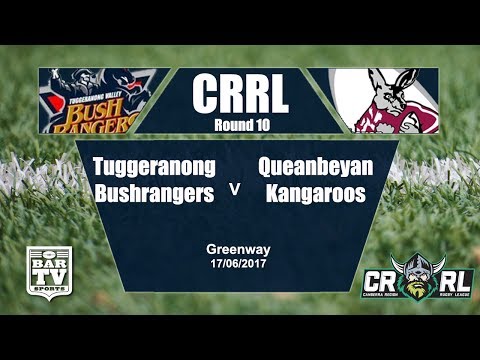 2017 Canberra RL Round 10 - Tuggeranong Bushrangers v Queanbeyan Kangaroos