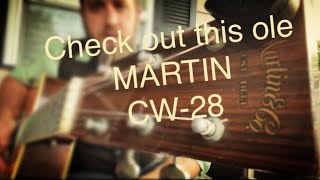 Video thumbnail for Check out this Martin CW-28 by Flatpicking Frazier
