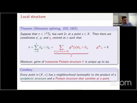 33º CBM - A global Weinstein splitting theorem for holomorphic Poisson manifolds