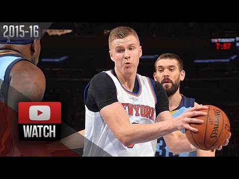 Kristaps Porzingis Full Highlights vs Nuggets (2016.02.07) - 21 Pts, 13 Reb