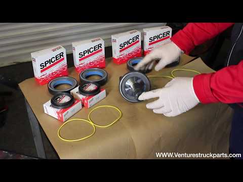 1998-2004 Ford F250 F350 F450 F550 4x4 Super Duty Outer Axle Shaft And Vacuum Knuckle / Seal Install