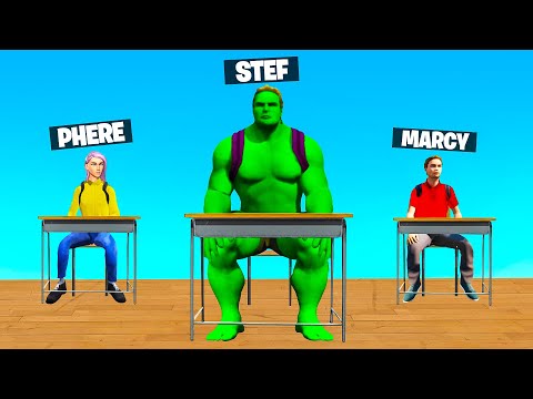 DIVENTO HULK E DISTRUGGO LA SCUOLA! - BAD GUYS AT SCHOOL
