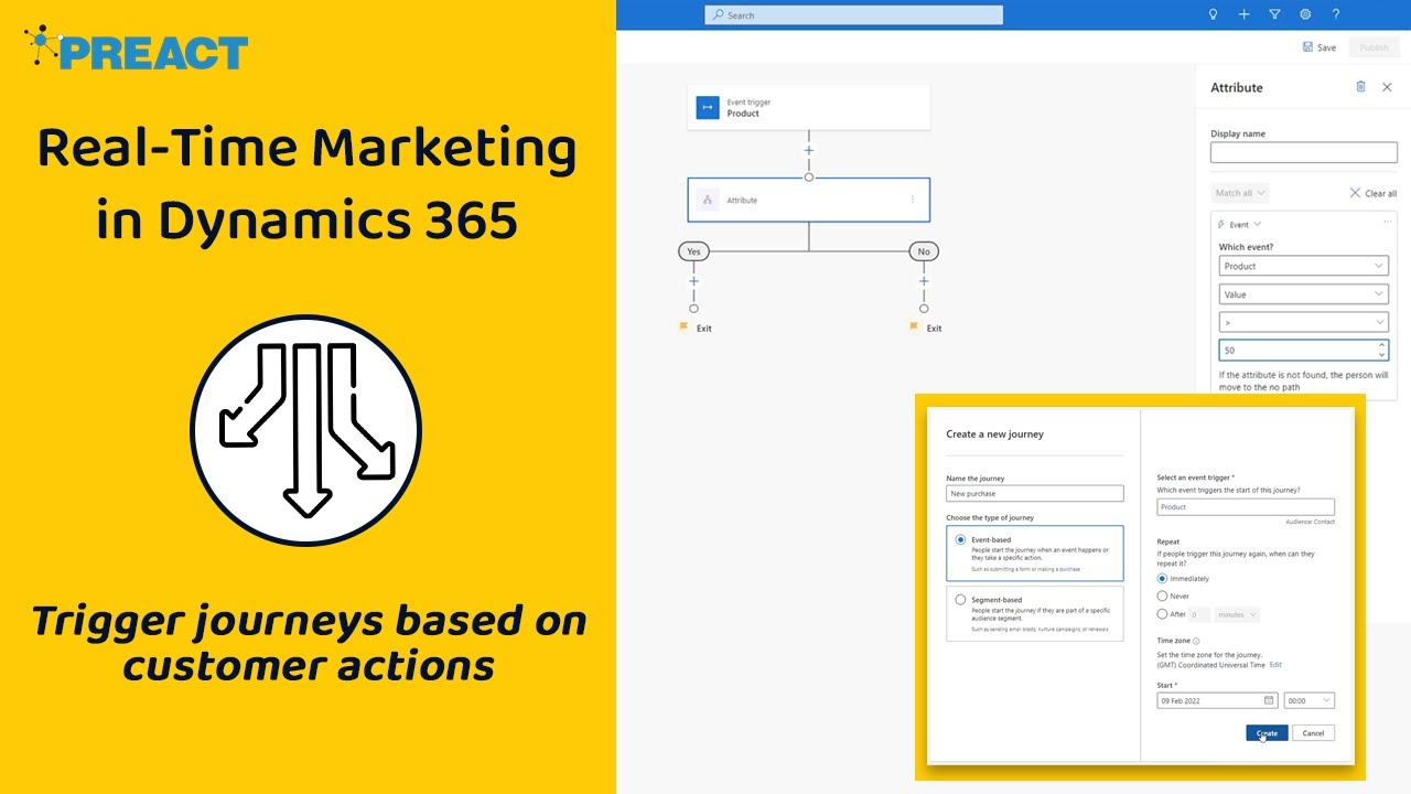 Create Real-Time Customer Led Journeys in Dynamics 365 Marketing