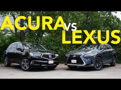 2019 Acura MDX vs Lexus RX Comparison: Which Luxury Crossover Does a Better Job?
