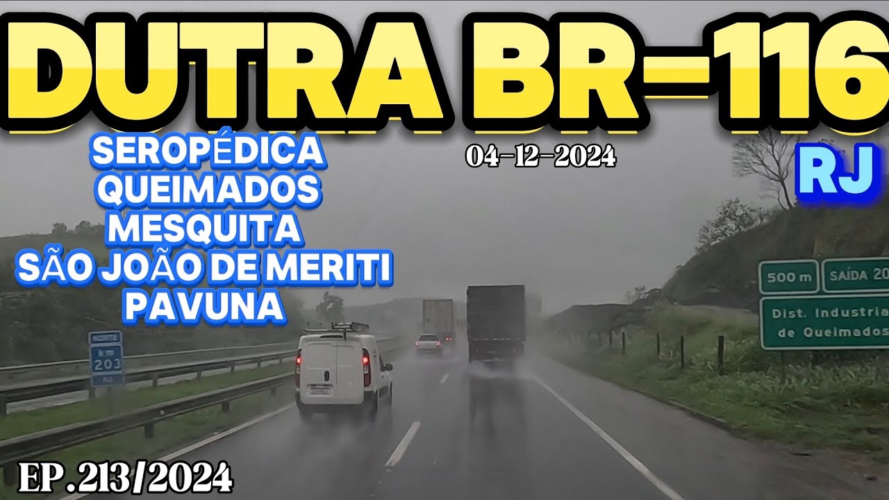 PASSANDO NA VIA  DUTRA BR-116 SEROPÉDICA-RJ #seropedica #riodejaneiro #dutra #baixadafluminense