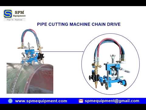 Motorized Pipe Cutting Crawler with SS Track