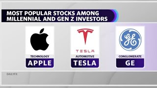 Apple, Tesla, and GE are the most popular stocks among millennials and Gen Z