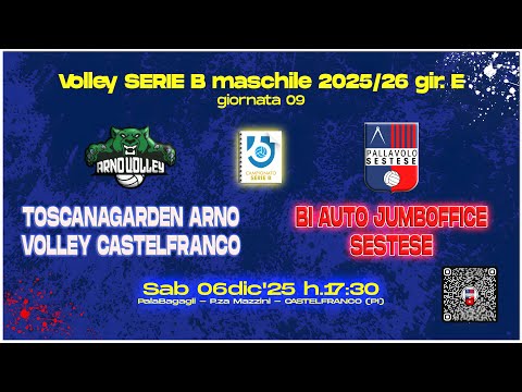 Volley [B] Toscanagarden Arno Volley Castelfranco -  BI-AUTO JUMBOFFICE SESTESE
