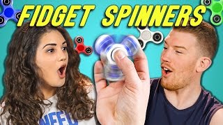 ADULTS REACT TO FIDGET SPINNERS