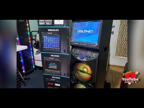 Review    Karaoke speaker Dolphin kb-210 pantalla 15" inch wifi    touch .