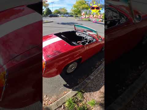 Thumbnail for Red Austin Healey Sprite Mark III. #redconvertable #1960's #britishcars