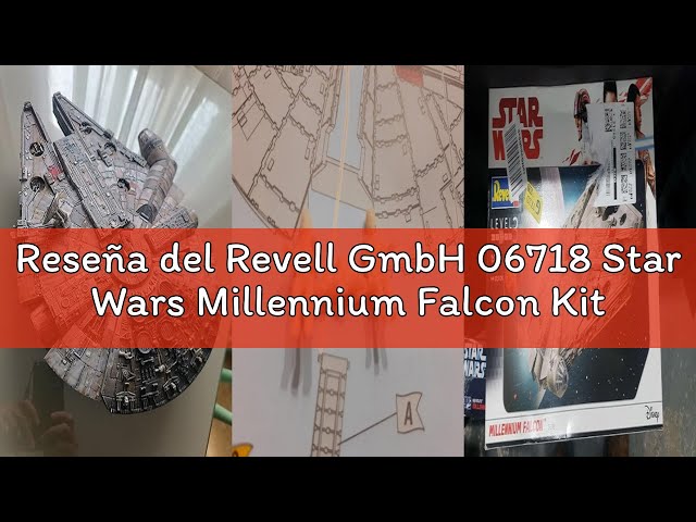 Vídeo relacionado con Revell GmbH 06718 Star Wars Millennium Falcon Kit de Modelo, 1: 72 Escala