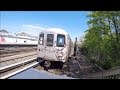 NYC Subway HD 60fps GoPro R46 A Trains Howard Beach JFK Airport 5 17 17