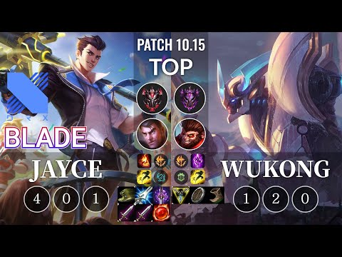 DRX Blade Jayce vs Wukong Top - KR Patch 10.15