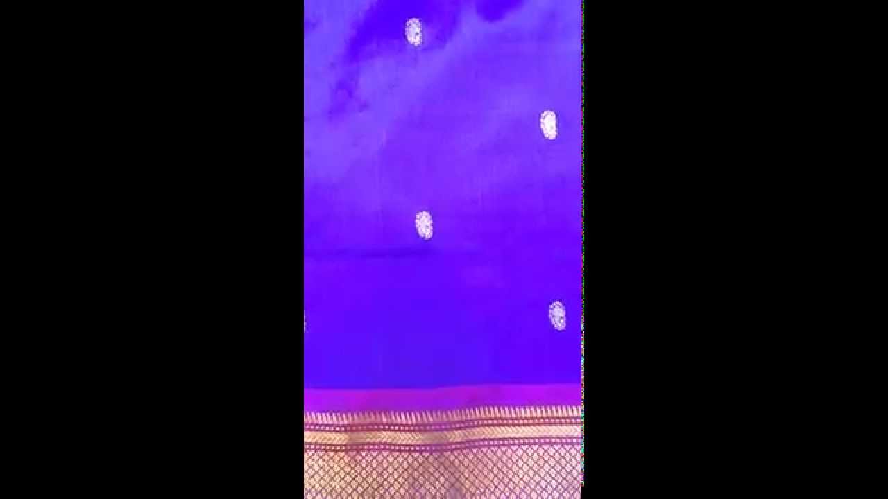 Royal Blue Paithani