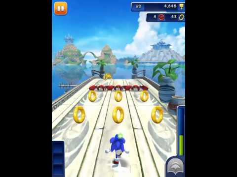 Sonic Dash iphone gameplay