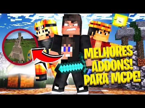 SAU!!!OS ADDONS MAIS COMPLETOS PARA MINECRAFT PE! (Minecraft Pocket Edition)