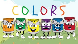 Learning Colors Song for Kids | Red, Blue, Yellow & More!