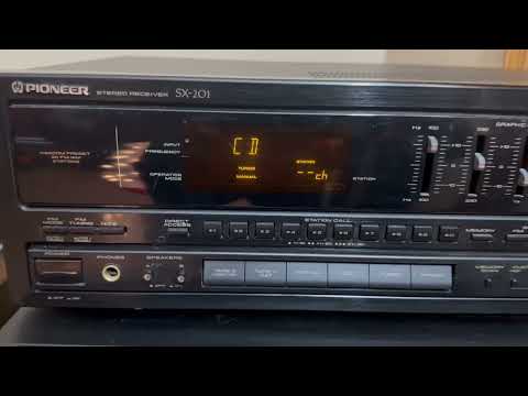 Pioneer SX 201 receiver #vintageaudio #pioneer #pioneersx #jormakaukonen