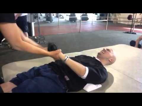 Daniel Leonard training session