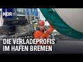 Groß, schwer und sperrig - Die Verladeprofis im Hafen Bremen | Die Nordreportage | NDR Doku