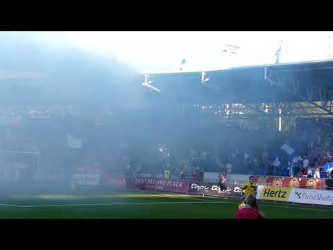 HJK Helsinki - HIFK Helsinki / Derby Pyro, Stimmung 24.08.2015